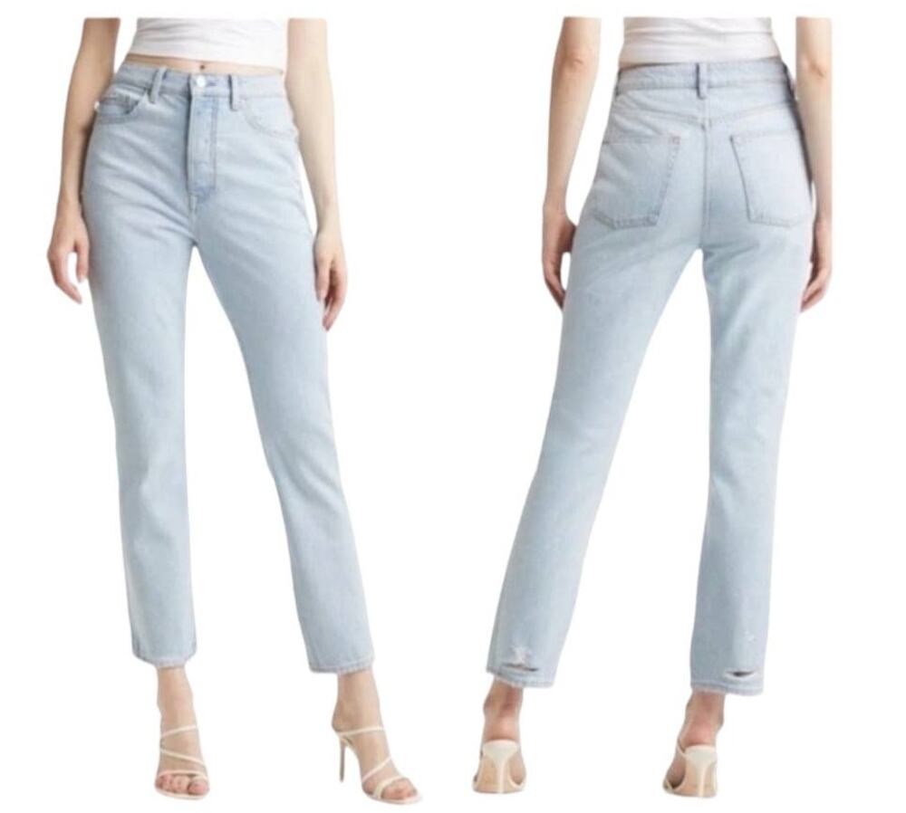 Lovers and Friends jeans Reece High Rise slim straight light blue size 29